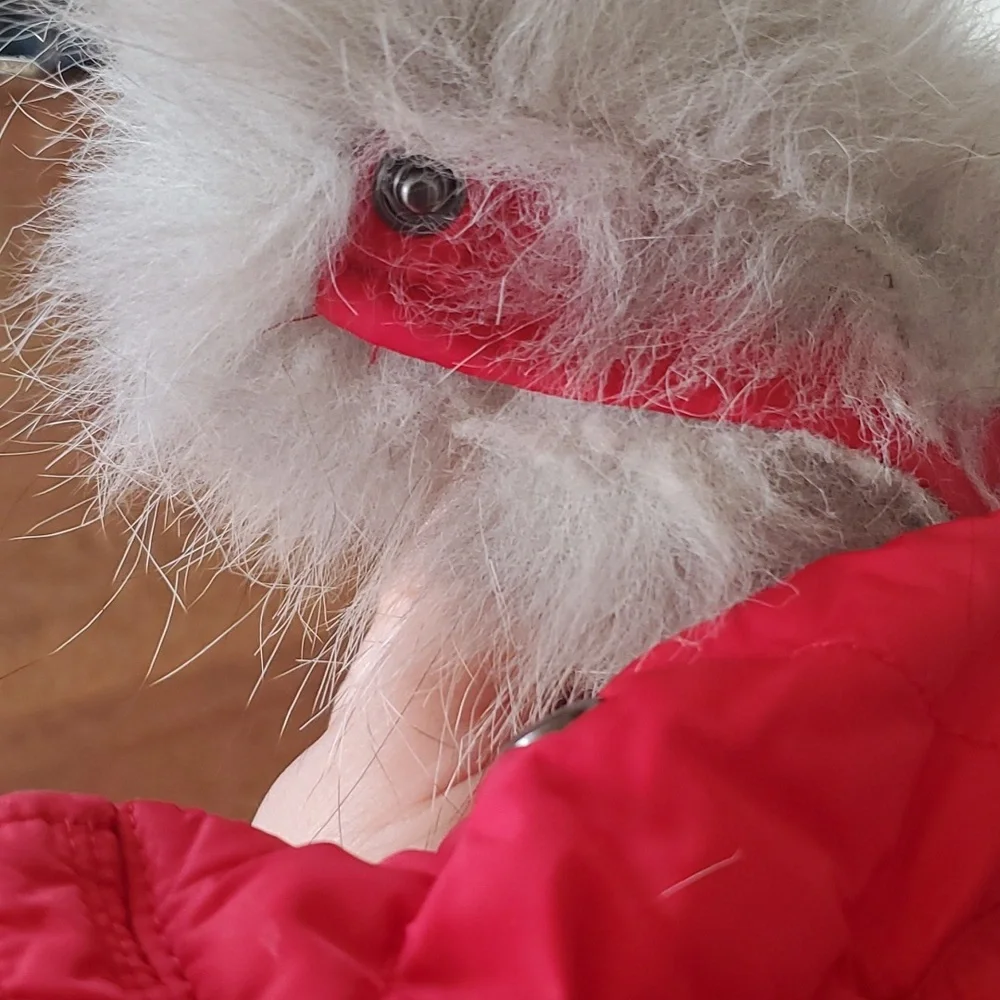 Moncler jacket size 10 with feathers hat around the hat - Picture 13 of 15